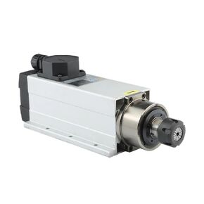3.5kw CNC Spindle Motor ER25 220V 380V Square air-Cooled Flange Installation(3.5kw ER25 380V) in Kuwait