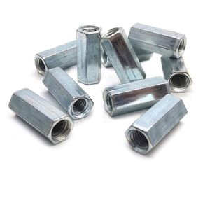 5 قطعة M12 x 1.75x36 مللي متر قضيب طويل اقتران قضيب مستدير الجوز موصل الزنك مطلي مشترك الجوز السحابات البناء الصناعي in Kuwait