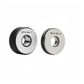 1 مجموعة (1 * GO + 1 * NOGO) M2-M14 غير قياسي متري غرامة الأسنان موضوع حلقة قياس 6e أداة قياس M2M3M4M5M6M8M12M14(M8X1.25 6e TZ) in Kuwait