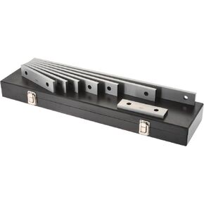 SPI Gage Block Set, Steel, Rectangle, 5-20 Inch Range, 8 Pieces, NIST Certified in Kuwait