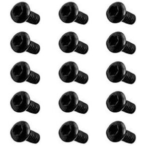 15PCS CNC Stainless Steel Screw Replacements T6 Torx 2-56 Thread Fit for Deep Carry Pocket Clip(Black) in Kuwait