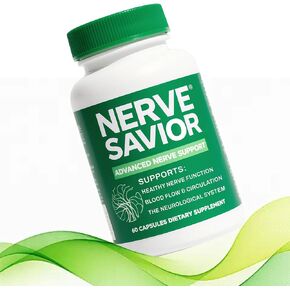 Advanced Nerve Support with B Vitamins & Herbal Extracts - 60 Capsules in Saudi Arabia