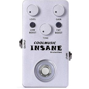 COOLMUSIC C-DI01 Insane Distortion Guitar Bass Distortion Pedal in Kuwait