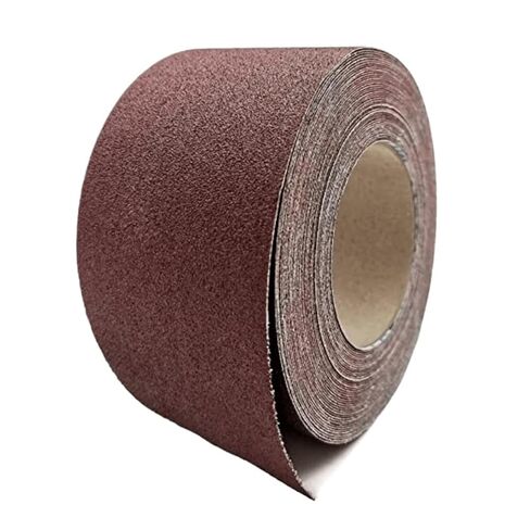 1Pc Sandpaper Roll 3 Inch Width Emery Cloth Aluminum Oxide Abrasive Paper Roll Continuous Sandpaper for Metal Tiling Woodworking(400) in Saudi Arabia