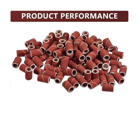 120Pcs Sanding Drum Set Sanding Band Grit 60-320 Sanding Mandrel for Rotary Tools Abrasive Tools in Saudi Arabia