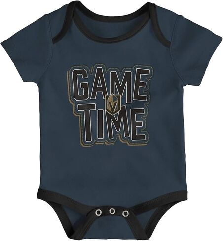 VF Vegas Golden Knights Game Time One Piece Creeper Bodysuit - Charcoal in Kuwait