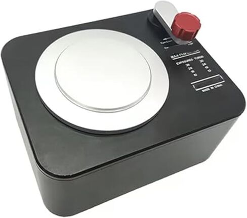 35mm Film Dispenser Features a Film Separator, Locking lid, and Film rewinding Handle. Lined with Felt and can Hold 30 Rolls of 35mm Film, for Vintage Cameras in Kuwait