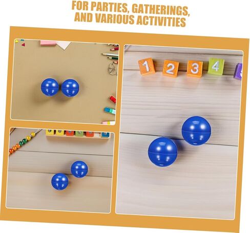 MAGICLULU 20pcs Party Game Balls Raffle Bingo Balls for Prize Draw Plastic Spheres for Entertainment in Saudi Arabia