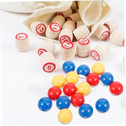 Yardwe 30pcs Bingo Balls Raffle Lottery Balls Safe Lightweight Resistant to Fading for Party in Kuwait