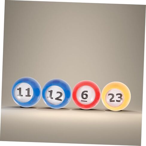 30 قطعة من كرات اليانصيب من بيسبورتبل، كرات آلة بينجو خفيفة الوزن لألعاب الحفلات للبالغين in Kuwait