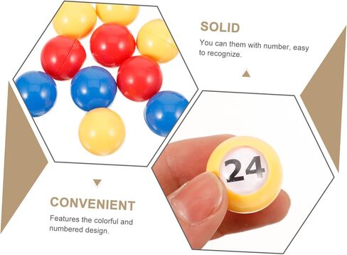 30 قطعة من كرات اليانصيب من بيسبورتبل، كرات آلة بينجو خفيفة الوزن لألعاب الحفلات للبالغين in Kuwait