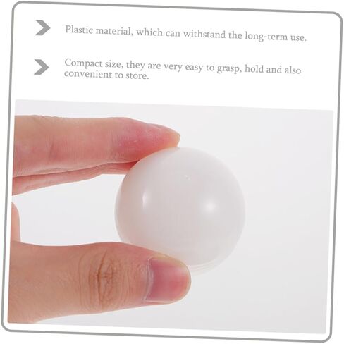 Kisangel 40Pcs Openable Balls Refillable Party Game Props for Raffles Events and Celebrations Smooth Surface Entertainment Balls for Game and Crafting in Kuwait