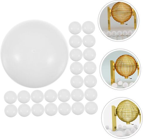 Kisangel 40Pcs Openable Balls Refillable Party Game Props for Raffles Events and Celebrations Smooth Surface Entertainment Balls for Game and Crafting in Kuwait