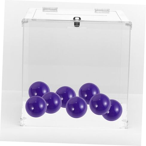 Toddmomy 50pcs Plastic Raffle Balls Cage Ball Lottery Drawing Replacement Raffle Vending Machine Bingo Drawing Plastic Bingo Game in Kuwait