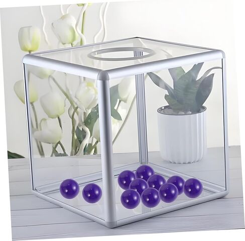 Toddmomy 50pcs Plastic Raffle Balls Cage Ball Lottery Drawing Replacement Raffle Vending Machine Bingo Drawing Plastic Bingo Game in Kuwait