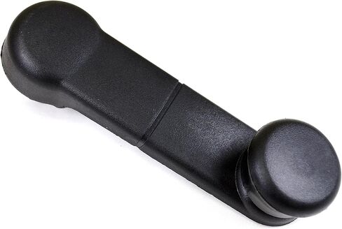 PT Auto Warehouse FO-1238A - Window Crank Handle, Textured Black - Front, Left or Right, Replaces F37Z1023342A, 4L3Z1523342AAA in Saudi Arabia