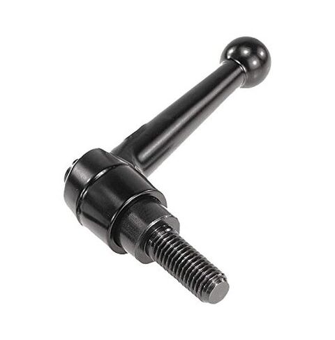 Kipp 06430-2A41X50 مقبض قابل للتعديل من الزنك/الفولاذ مع خيط خارجي 3/8-16 بوصة، نمط كرة كلاسيكي، بوصة، لمسة نهائية مطلية بمسحوق الساتان الأسود، مكونات فولاذية، مقاس 2، طول المسمار 50 مم in Saudi Arabia