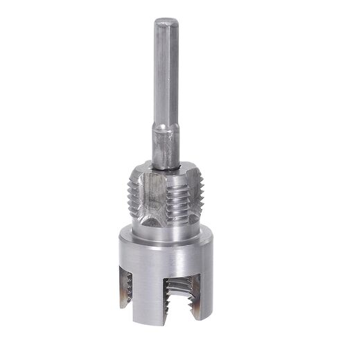 Multi-Purpose Pipe Threading Tool Electric Drill Compatible Thread Cutter for 1/2'' PVC PPR Pipes Dual-Function Threading Kit for Plumbing in Saudi Arabia