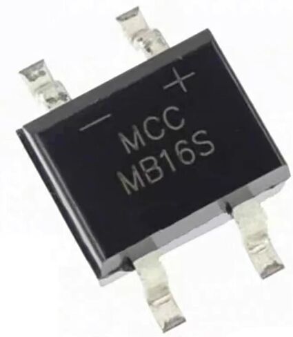 10Pcs MB16S SOP-4 1A 60V Rectifier SMT Bridge Stack Schottky in Kuwait