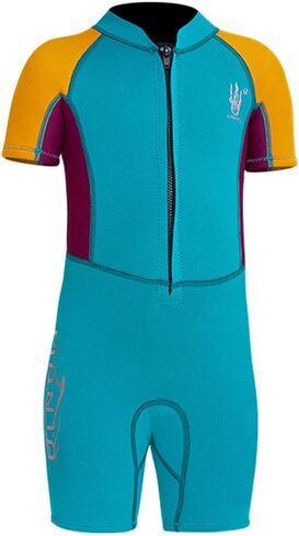 الأطفال الصغار الأولاد 2.5 مللي متر النيوبرين طويلة الأكمام بذلة تصفح كامل الجسم النيوبرين المايوه الكرتون بدل غطس الحرارية in Kuwait