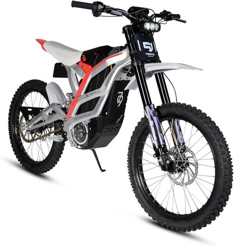 Electric Dirt Bike for Adult, Falcon Pro Platinum, 72V/35AH/10000W(Peak) Motor Ebike, 53MPH Max Speed, 410N.m Max Torque, 3.5h Fast Charging, Off-road 19" Tires, Hydraulic Disc Brake E-Motorcycle in Saudi Arabia