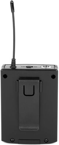 Monoprice UHF Dual Lavalier Wireless Microphones System - 200-Channel, For Church Services, Business Meetings, or Karaoke Singing - Stage Right Series in Saudi Arabia