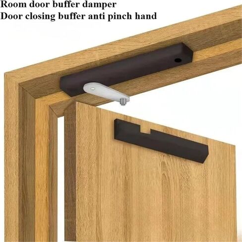 عازل تخميد الغرفة، فتح الباب الخارجي، إغلاق منزلي غير مرئي، إغلاق هيدروليكي صامت (فتح يسار بني) in Kuwait