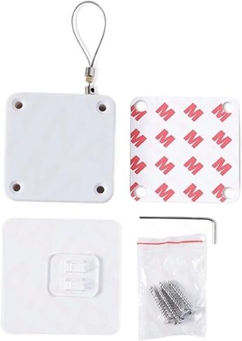 باب خالٍ من الأظافر، بسيط، 500 جرام - 1000 جرام، جهاز إغلاق ناعم، أثاث آلي (أبيض 1000 جرام) in Kuwait