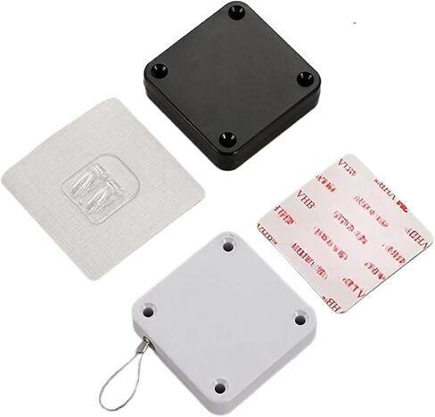 بدون مثقاب 1500N سحب ناعم وإغلاق باب الحبل الصامت أقرب للأبواب المنزلقة للمكتب وغرفة النوم (قطعتان باللون الأسود) in Kuwait