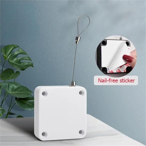 No-Drill 1500N Pull Soft Close Silent Cord Door Closer for Sliding Doors for Office and Bedroom(2Pcs Black) in Saudi Arabia