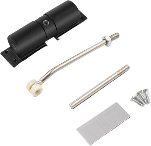 باب زنبركي عازل، سرعة قابلة للتعديل، كتم صوت، إغلاق ناعم، تحويل الأبواب المفصلية إلى إغلاق ذاتي (مربع أسود) in Kuwait