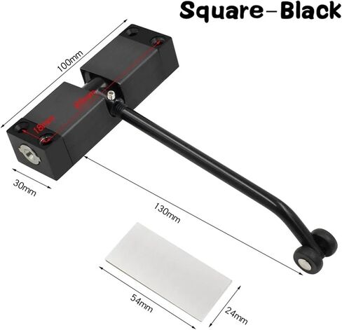20-40 كجم جهاز إغلاق زنبركي لقفل الباب يمكنه ضبط الأجهزة المفصلية للأثاث (مربع أسود) in Kuwait