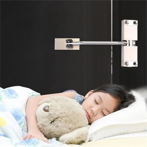 20-40 كجم جهاز إغلاق زنبركي لقفل الباب يمكنه ضبط الأجهزة المفصلية للأثاث (مربع أسود) in Kuwait