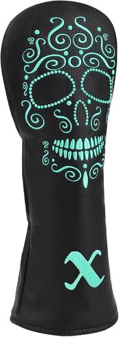 Skull Club Covers, Driver Headcover, 3 5 Fairway Wood Cover, Hybrid Headcovers, Golf Accessories Club Protection for Women Men Golfer in Saudi Arabia
