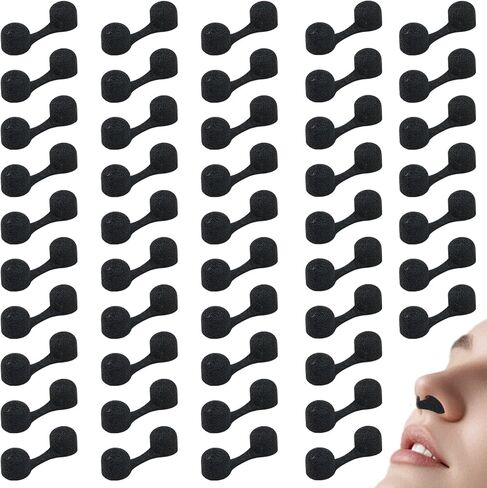 100 قطعة من إسفنجة الأنف، مرشحات سدادة الأنف للاستعمال مرة واحدة للنساء والرجال، بدون التعرض للشمس، مناطق بناء الغبار في الهواء الطلق مع إسفنجة ناعمة للحماية (أسود) in Kuwait