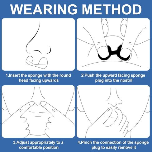 100 قطعة من إسفنجة الأنف، مرشحات سدادة الأنف للاستعمال مرة واحدة للنساء والرجال، بدون التعرض للشمس، مناطق بناء الغبار في الهواء الطلق مع إسفنجة ناعمة للحماية (أسود) in Kuwait