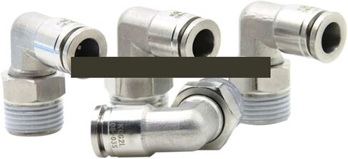 1pcs KQG2L04,KQG2L06,KQG2L08,KQG2L10,KQG2L12,KQG2L14,KQG2L16-00 01,02,03,04, stainless steel elbow(KQG2L04,-00) in Saudi Arabia