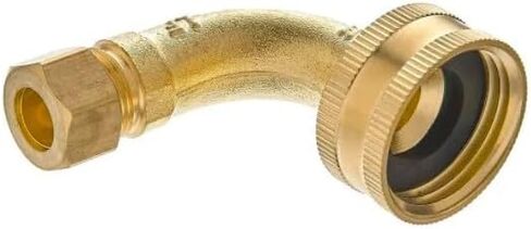 3/4 "FHT x 3/8" OD ضغط 90 درجة تركيب محول الكوع النحاسي in Kuwait