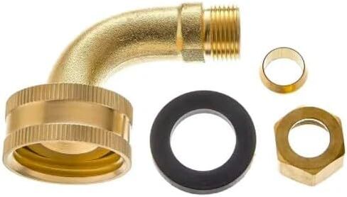 3/4 "FHT x 3/8" OD ضغط 90 درجة تركيب محول الكوع النحاسي in Kuwait