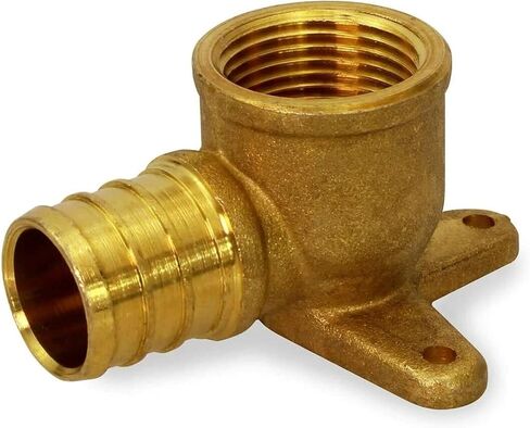 1/2 "× 1/2" في اتصال FIP PEX B تركيبات تجعيد الكوع النحاسية ذات الأذن المنخفضة in Kuwait