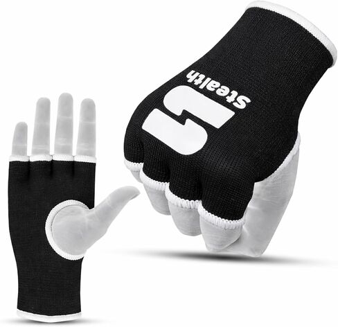 يلف اليد الملاكمة القفازات الداخلية - قفازات داخلية ملاكمة متميزة - قفازات اللكم نصف الأصابع - قفازات ملاكمة مرنة للركلة ، Muay Thai ، MMA in Kuwait