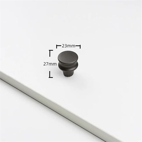 خزانة تسحب مقبض أدراج خزائن النبيذ وخزائن الملابس مقابض الأثاث 1 قطعة (رمادي - مستدير) in Kuwait