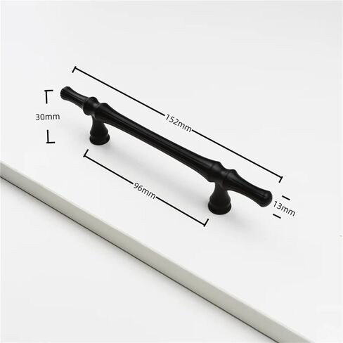 Cabinet Pulls Handle Drawers Wine Cabinets Wardrobes Furniture Handles 1Pcs(Black-C96mm) in Saudi Arabia