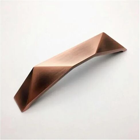 Simple Golden Gray Black Cabinet Door Drawer Pulls Cupboard Furniture Handles Hardware 1Pcs(Red Bronze 128mm) in Saudi Arabia