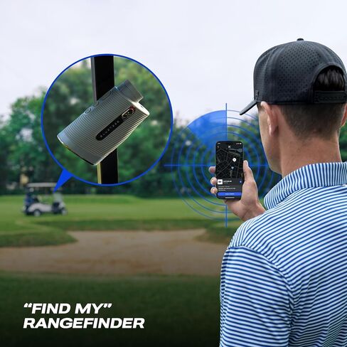 Blue Tees Golf Captain Air Golf Rangefinder with Slope & GPS Distances – 1000 Yard Laser Range Finder, 6X Magnification, HD Display, Magnetic Cart Mount, IP65 Waterproof, USB-C Rechargeable in Kuwait