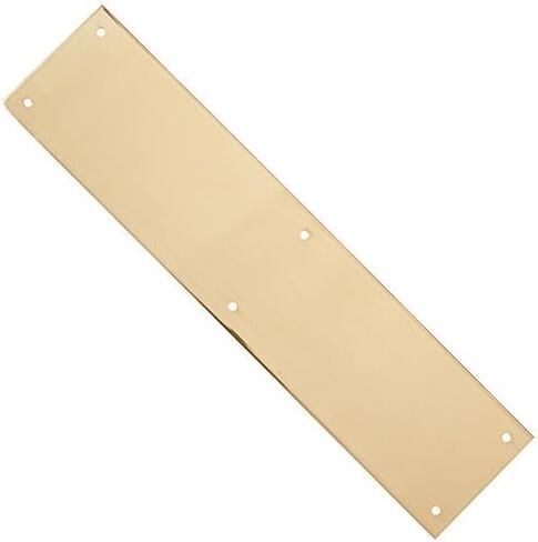 Del Pp3515u3 Us3 Push Plate 3.5 X 15 In Brass in Saudi Arabia