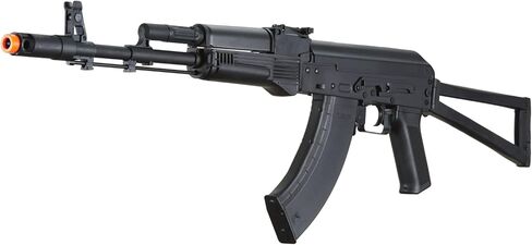 بندقية لانسر التكتيكية AK KR-103 Airsoft AEG مع مخزون مثلث Airsoft (اللون: أسود) in Kuwait