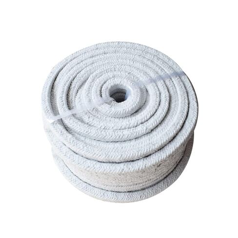Ceramic Fiber Rope Gasket,Ceramic Fiber Packing Wood Stove Door Seal Gasket 25x25mm Multiple Sizes(1 M) in Saudi Arabia