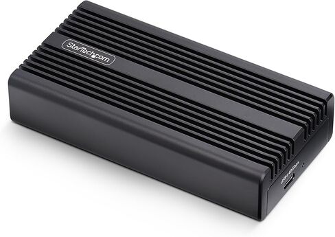 StarTech.com USB4 M.2 NVMe Enclosure, 40Gbps, External USB-C/Thunderbolt NVMe SSD Enclosure, Aluminum Heatsink Case, B+M/M-Key in Saudi Arabia