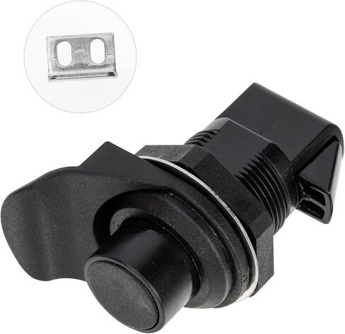 Push to Close Latch Plastic Push Button Lock for Motorcycle Glove Box Sturdy 1 Set Replacement Lock Easy to Install Suitable for Boats and Cabinets in Saudi Arabia
